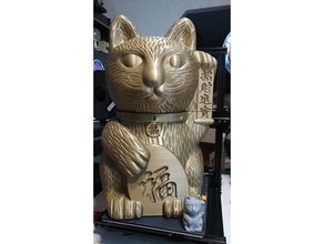 creality cr-10 cat plus giagantic el tarro de las galletas gato esculturas 3d print model - Mito3D