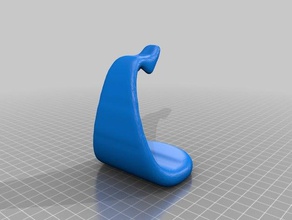 headphone stand office holder 3d print model - Mito3D