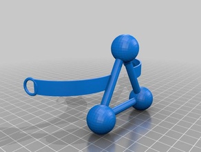 stirnband tres cegueira esferas a moda 3d print model - Mito3D
