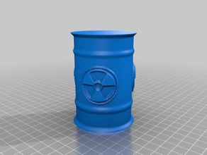 radioactive waste barrel models 3d print model - Mito3D