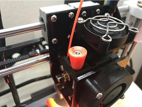 non slip screw-on extruder button anet a8 3d printer parts knob 3d print model - Mito3D