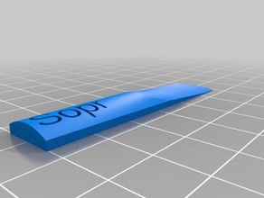 soprano sax reed w full range music 3d printed musical instrument saxophone synthetic 3d print model - Mito3D
