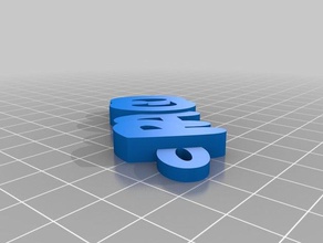 paco 2 i portachiavi su misura 3d print model - Mito3D
