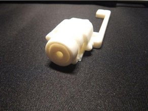 mp sélectionnez mini combo de filament filtre guide - version révisée du l'anneau L'imprimante 3d pièces l'accessoire la poussière à le l' monoprice mpselct mpselect mpselectmini 3d print model - Mito3D