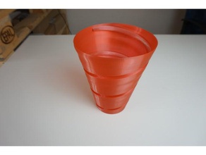 escutas threaded vaso decoração erro rosca modo 3d print model - Mito3D