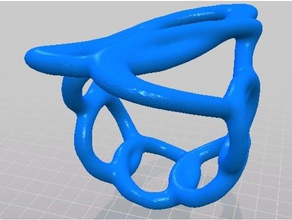 Kreise ring Schmuck 3d print model - Mito3D