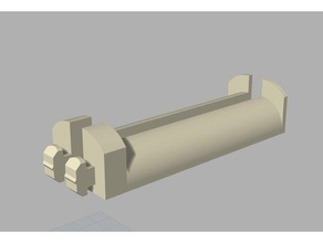 2020 aluminium extrusion spool holder east3dgecko 3d printer accessories profile 3d print model - Mito3D