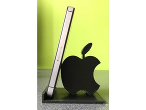 iphone desk stand mobile phone 7 3d print model - Mito3D