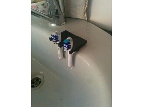toothbrush hook bathroom 3d print model - Mito3D