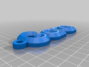 gara organización personalizado 3d print model - Mito3D