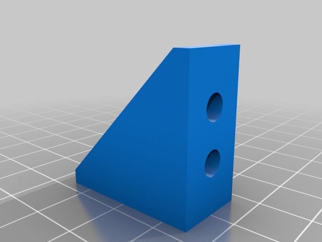 my customized parametric angle bracket hobby 3D print model - Mito3D