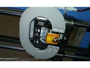 desagradable gran conducto del ventilador Impresora 3d de las piezas refrigeración qidi tech x-one 3d print model - Mito3D