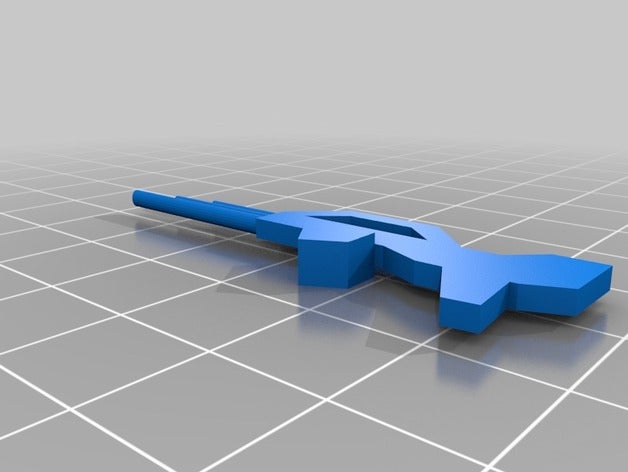 de l'ue-12 gun pod jeux battloid mecha robotech croix du sud 3D print model - Mito3D