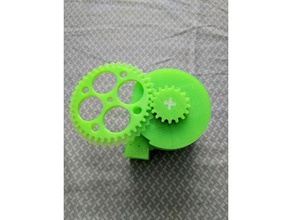 gearset turbina hobby 3d print model - Mito3D
