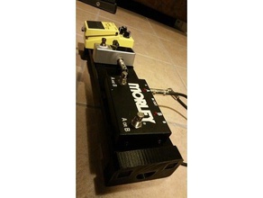 guitar pedal board - printable mp select mini 120x120x120 music monoprice pedalboard 3d print model - Mito3D