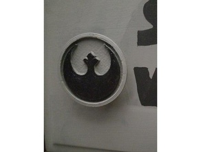 alliance rebelle tiroir bouton décor de la commode le mobilier les rebelles star wars rebels 3d print model - Mito3D