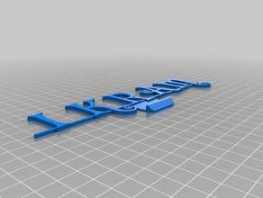 ikram A impressão 3d personalizado 3d print model - Mito3D