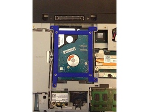 a dell e5430v laptop unidade de suporte eletrônica disco rígido montagem 3d print model - Mito3D