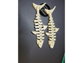 articulated shark animals 3d print model - Mito3D
