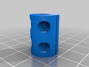 meine angepasste parametrische z-Achse Koppler mp mini 3d-Drucker Teile kundengebundene 3d print model - Mito3D