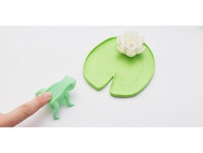jumping frogs game games board fun home house household simple 3d print model - Mito3D