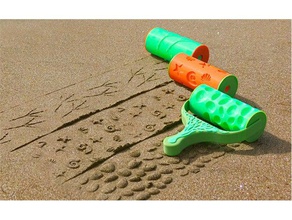 sand pattern rollers toys & games children fun game play playset toy 3d print model - Mito3D