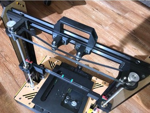 prusa i4 single stepper belt driven z axis modification 3d printer parts 3d print model - Mito3D