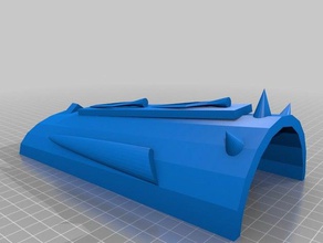 teste bracer traje 3d print model - Mito3D