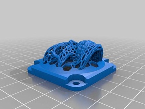 40mm fan skull cover 3d printer parts 3dimensional creality cr10 3d print model - Mito3D