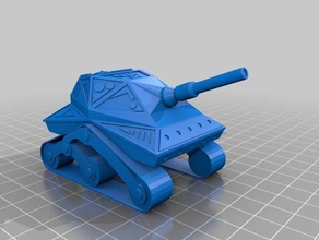 tanque esculturas construir a si mesmo decorativos brinquedo 3d print model - Mito3D