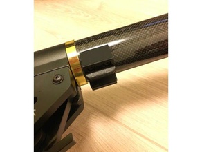 carbon fiber electric scooter front piller lower lock part vehicles 3d print model - Mito3D