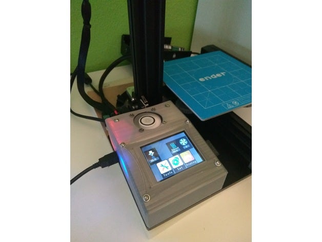 creality ender-2 personalizada tampa da caixa Impressora 3d de peças ender 2 3D print model - Mito3D