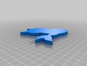 vaporeon magnete del frigorifero cucina & sala da pranzo eeveelution pokemon 3d print model - Mito3D