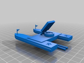 pop barco A impressão 3d 3d print model - Mito3D