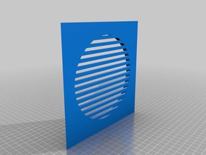ventilation grille household 3d print model - Mito3D