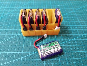 micro batería de lipo la bandeja r c vehículos soporte turnigy walkera 3d print model - Mito3D