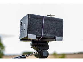 browniemount camera 120 film brownie kodak tripod mount 3d print model - Mito3D