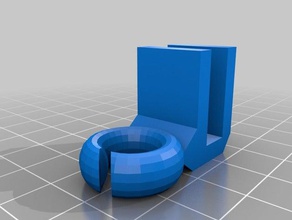 anet a8 simple filament guide 3d printer accessories holder 3d print model - Mito3D