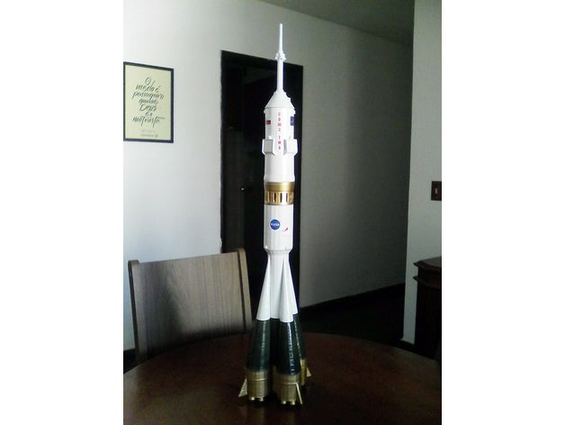 foguete soyuz física e astronomia a soyuz-apollo 3D print model - Mito3D
