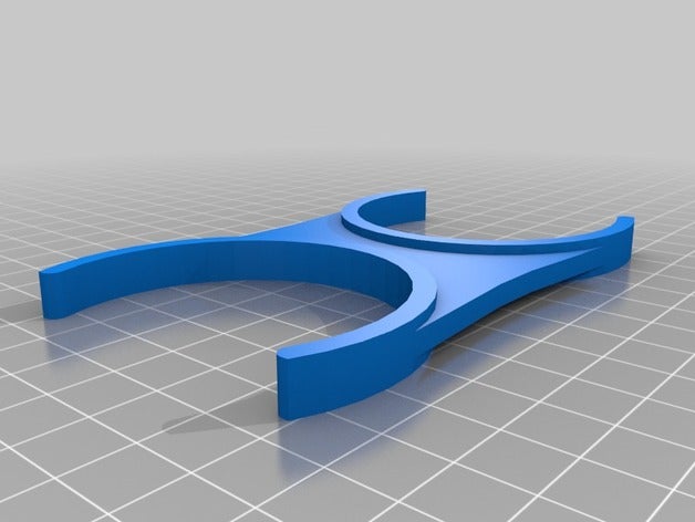 doppia clip membrana di osmosi La stampa 3d 3D print model - Mito3D