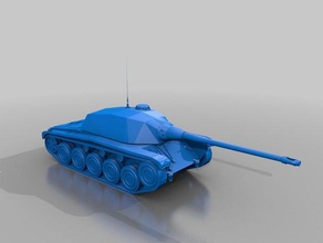 amx chasseur de char des véhicules 3d print model - Mito3D