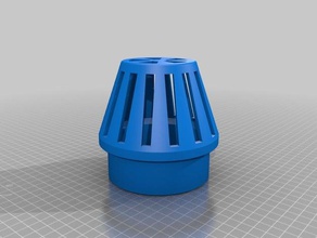 havalandırma borusu kap diy 3d print model - Mito3D