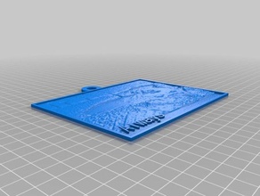02 hafıza 2d sanat özelleştirilmiş 3d print model - Mito3D