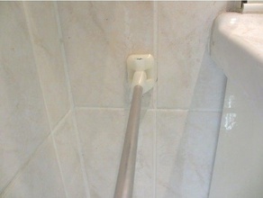 swivel towel bar bathroom swivelling rack holder 3d print model - Mito3D