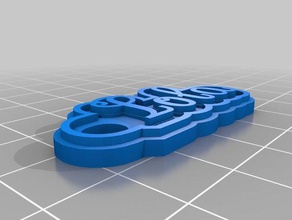 lola keychain keychains customized llaveros 3d print model - Mito3D
