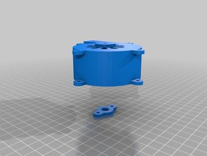 meine angepasste Zentrifugal-Luft-Pumpe Werkzeugmaschinen kundengebundene 3d print model - Mito3D