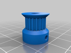 timing belt pulley - gt2 20 teeth 3d printer accessories 3d print model - Mito3D