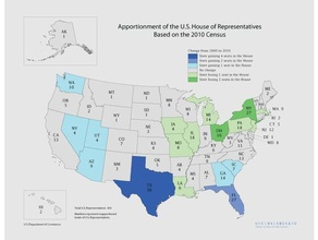 united states learning customized data visualization government representation representatives 3d print model - Mito3D