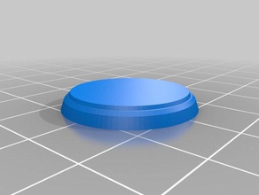 Miniatur-base 25mm v2 Spiele kundengebundene 3d print model - Mito3D
