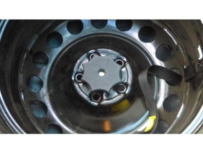 vw new beetle pneu sobressalente botão de parafuso a indústria automotiva besouro volkswagen erro 3d print model - Mito3D